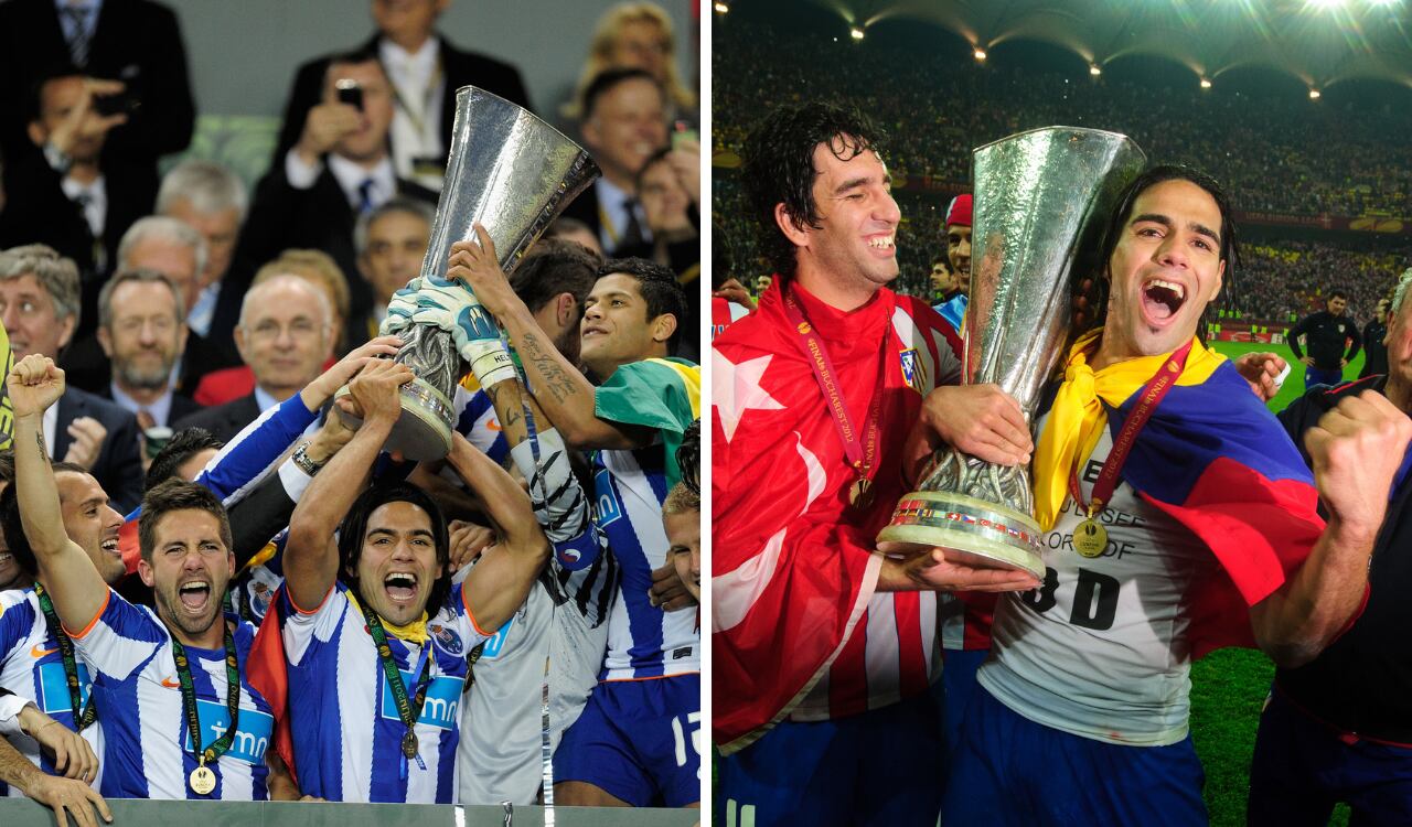 Falcao García se consagró con Porto y Atlético de Madrid en la Europa League