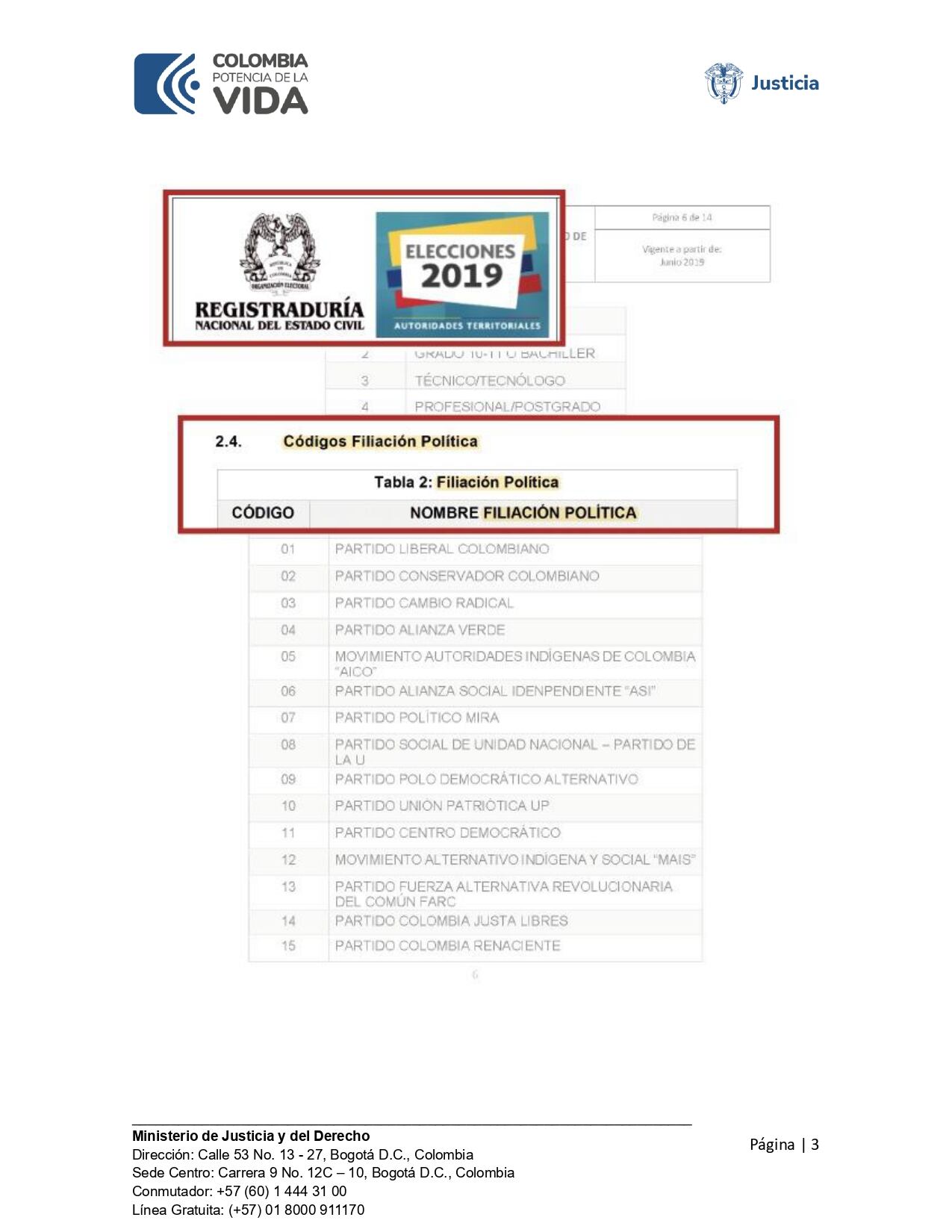 MinJusticia aclara por qué pidió a contratistas revelar su filiación política: “fue por solicitud de la Registraduría”. ¿Para qué?