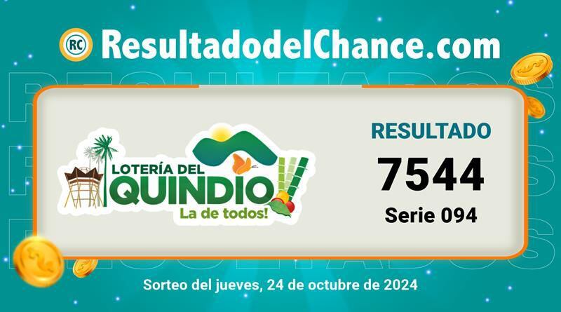 Lotería del Quindío: resultados del 24 de octubre de 2024