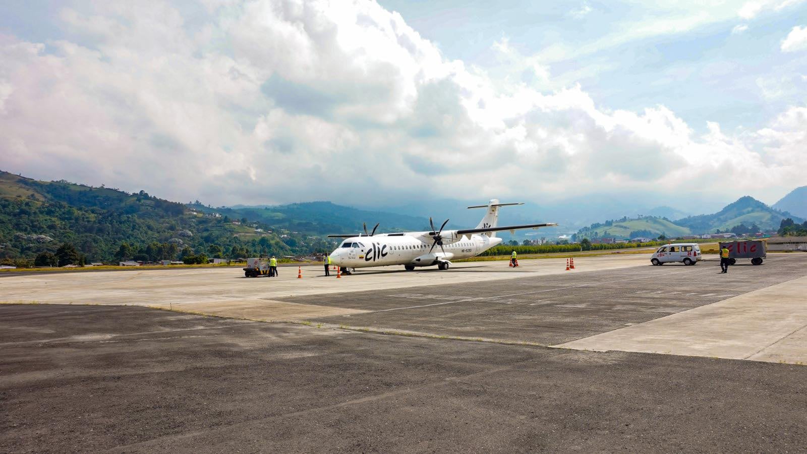 Aeropuerto La Nubia, en Manizales.