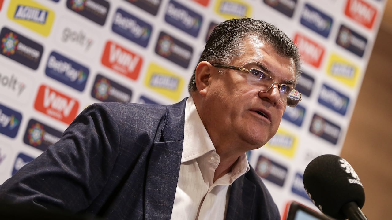 Bogotá. Marzo 26 de 2025. En la sede administrativa de la Federación Colombiana de Fútbol, Carlos Mario Zuluaga fue presentado oficialmente como el nuevo presidente de la DIMAYOR. (Colprensa - Catalina Olaya)