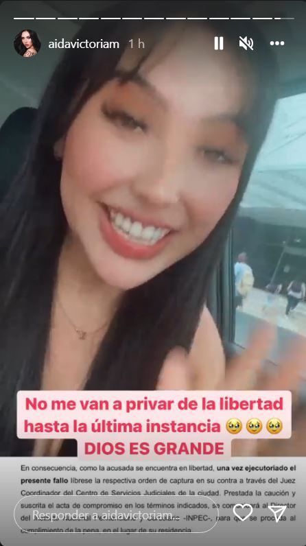 La influencer Aida Victoria Merlano.