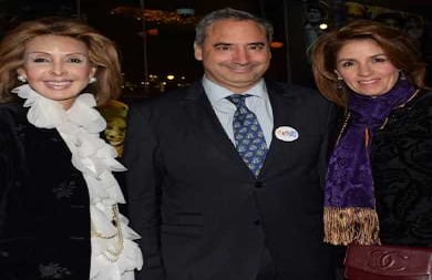 Rosa María Ángel, Carlos Enrique Cavelier y Tita Piedrahíta.