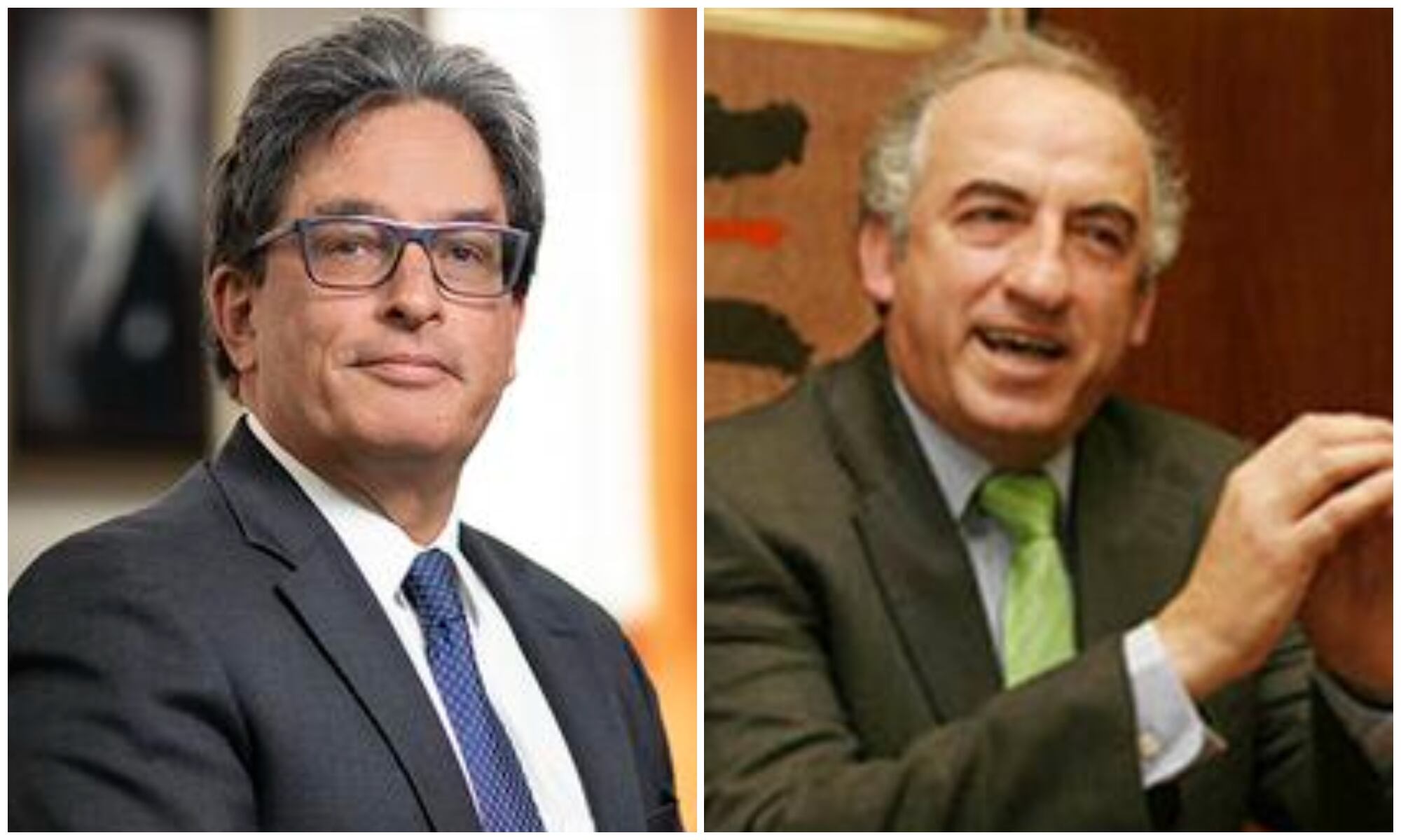 Alberto Carrasquilla y Leonardo Villar