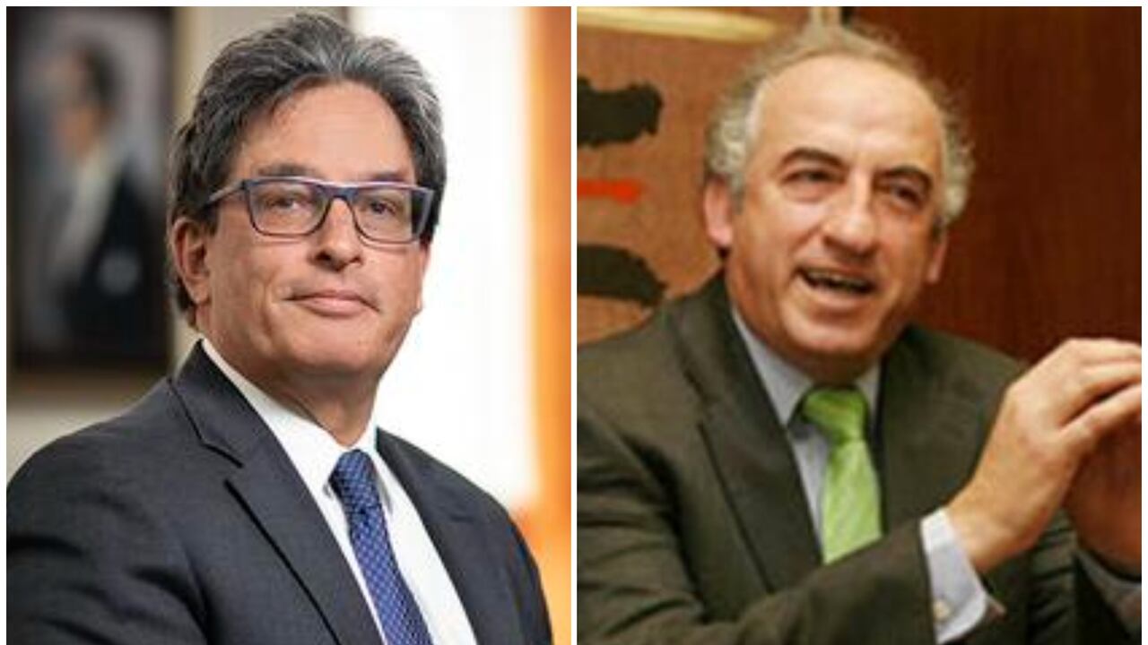 Alberto Carrasquilla y Leonardo Villar