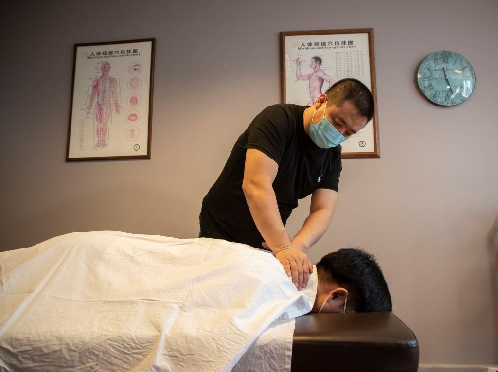 Foto de referencia sobre masajes