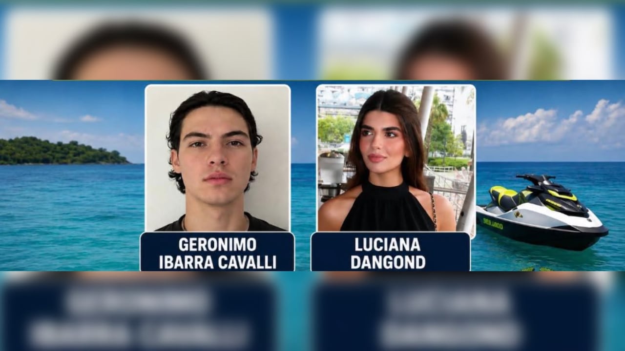 Luciana Dangond Farah, oriunda de Montería, y Jerónimo Ibarra Cavalli, de Cartagena, desaparecidos.