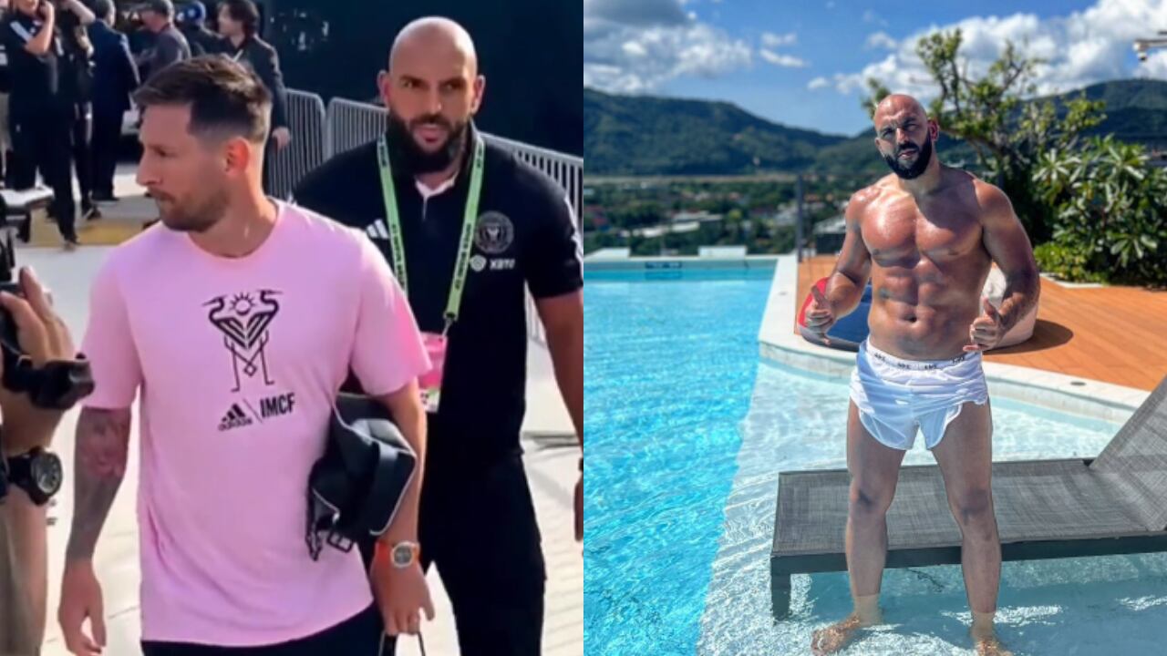 Yassine Cheuko es el encargado de cuidar a Lionel Messi