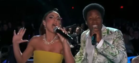 Carolina y Mauro en los Oscar