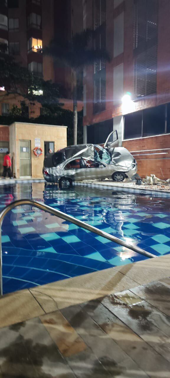 Accidente en el Poblado de Medellín