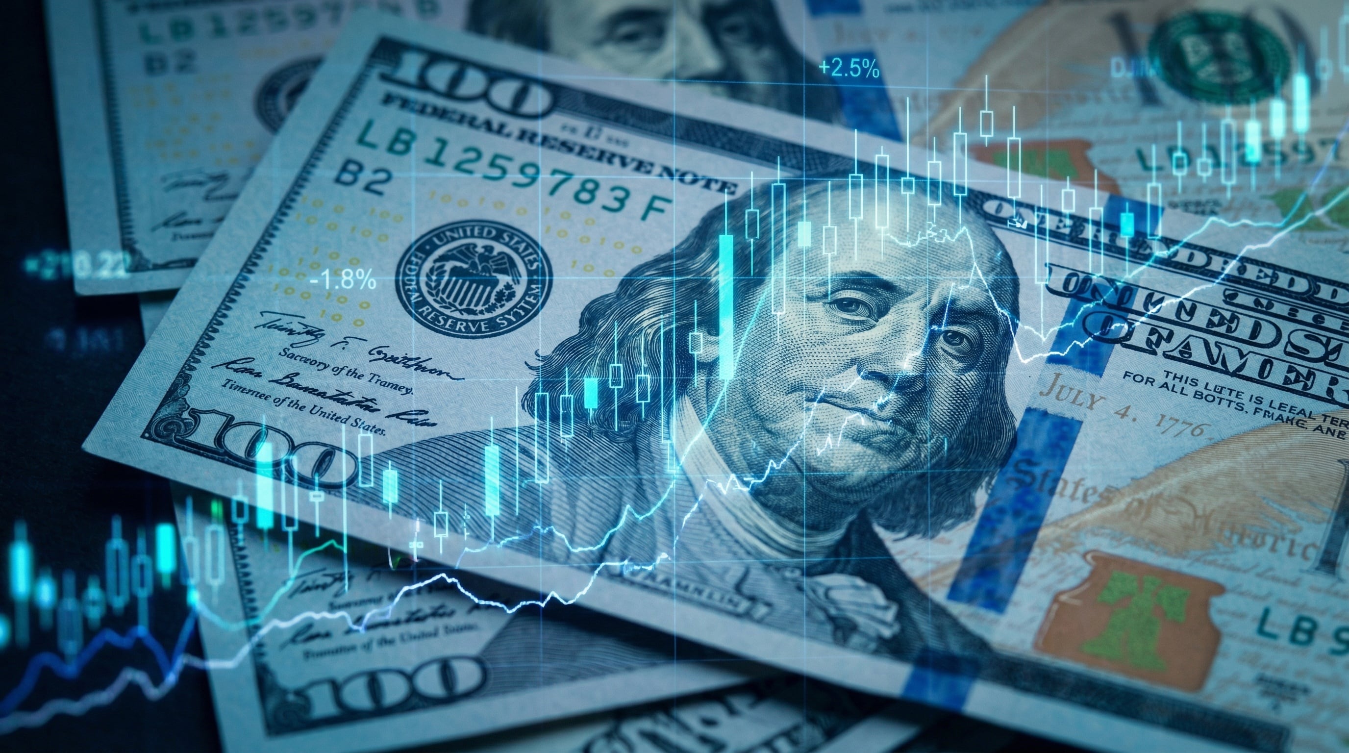 Dólar billetes dólares