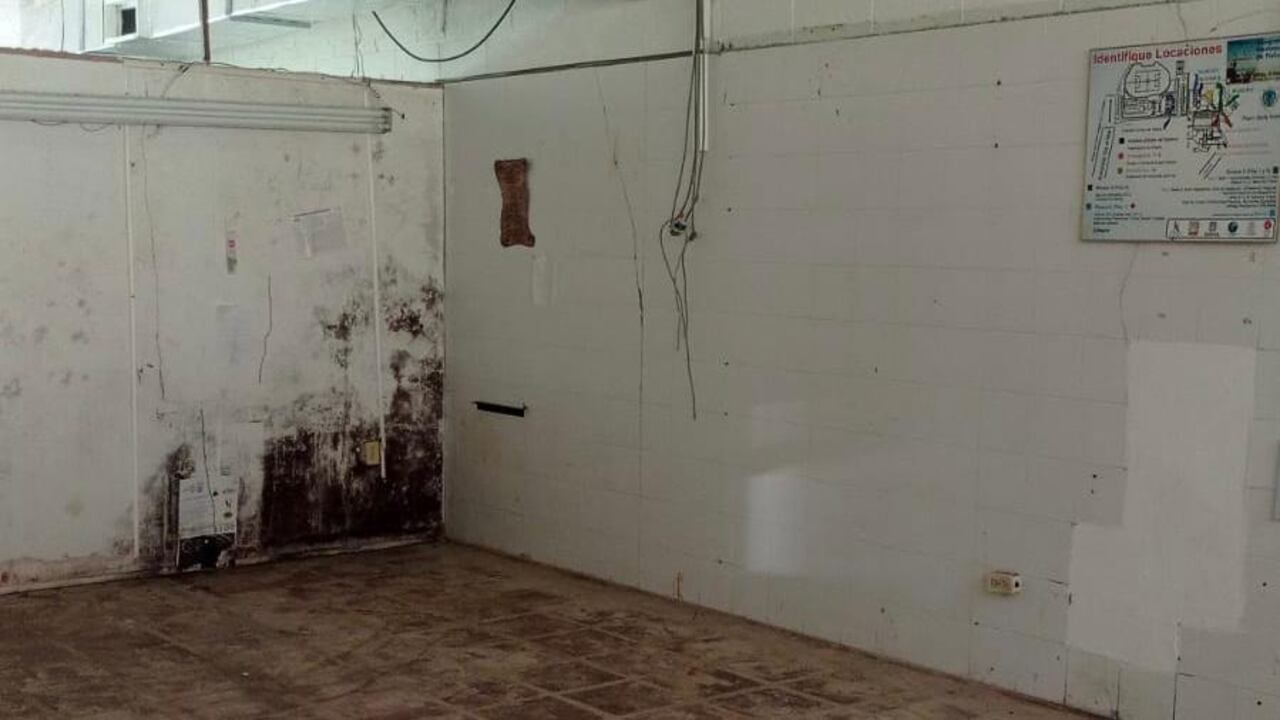 Estudiantes protestan por deterioro en los salones de clases que los dejan en malas condiciones para aprender.