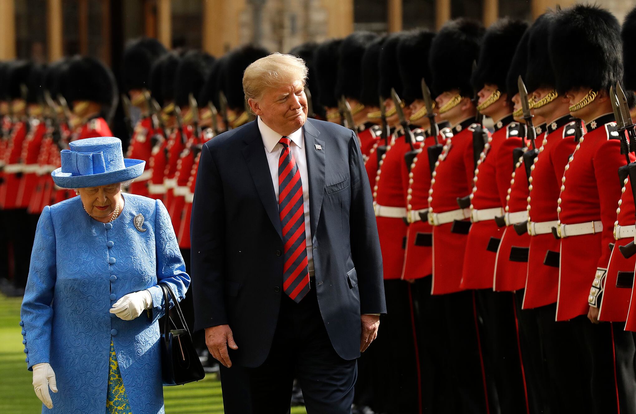 En imágenes : la reina Isabel II y los 12 presidentes de Estados Unidos