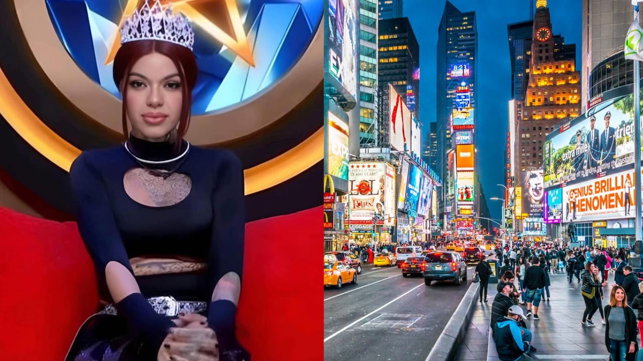 La aparición de la creadora de contenido en Times Square marca un punto de inflexión en su carrera.