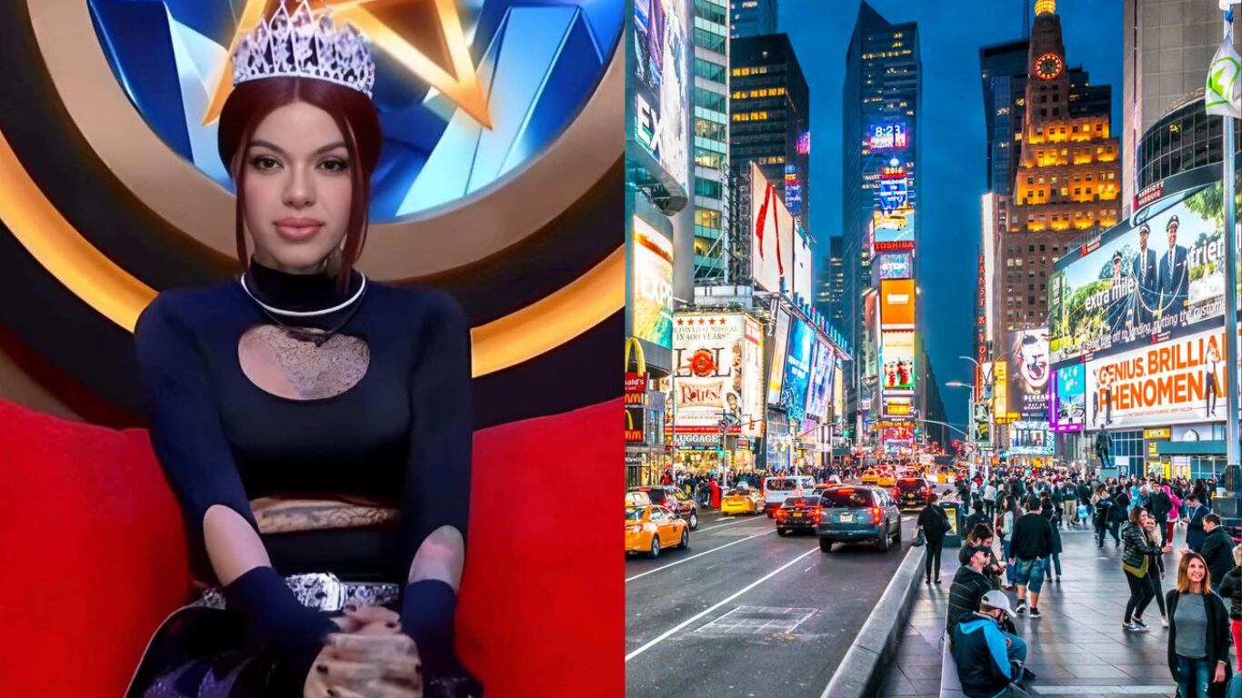 La aparición de la creadora de contenido en Times Square marca un punto de inflexión en su carrera.