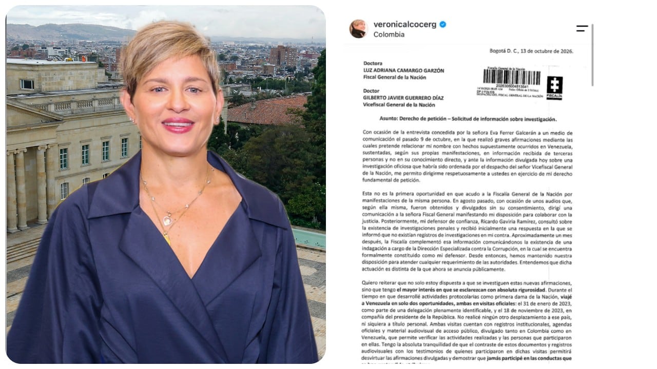 Este es el derecho de petición que Verónica Alcocer envió a la Fiscalía.