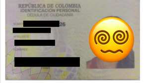 Cédula que se incluye en los documentos de afiliados a Sanitas de fácil acceso.