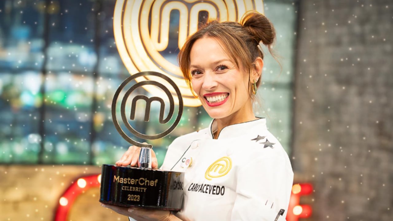Carolina Acevedo, ganadora de Masterchef Celebrity