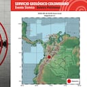 El Servicio Geológico Colombiano reportó un sismo de magnitud preliminar 4,1 registrado durante la madrugada de este viernes 25 de septiembre.