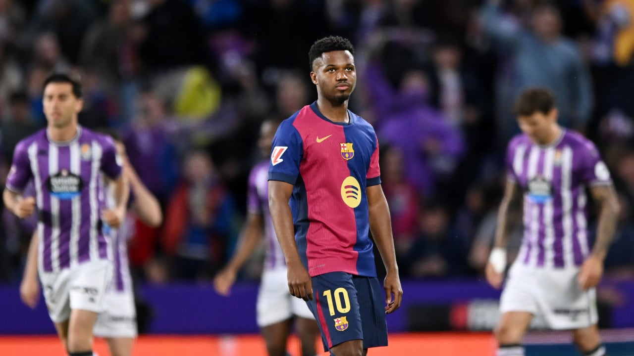 Barcelona casi sufre una tragedia en su visita al Real Valladolid