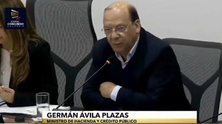 Germán Ávila, ministro de Hacienda