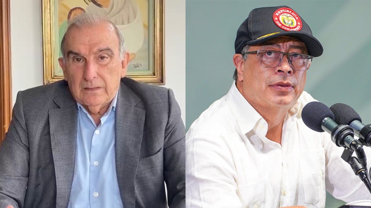 Humberto de la Calle y Gustavo Petro.