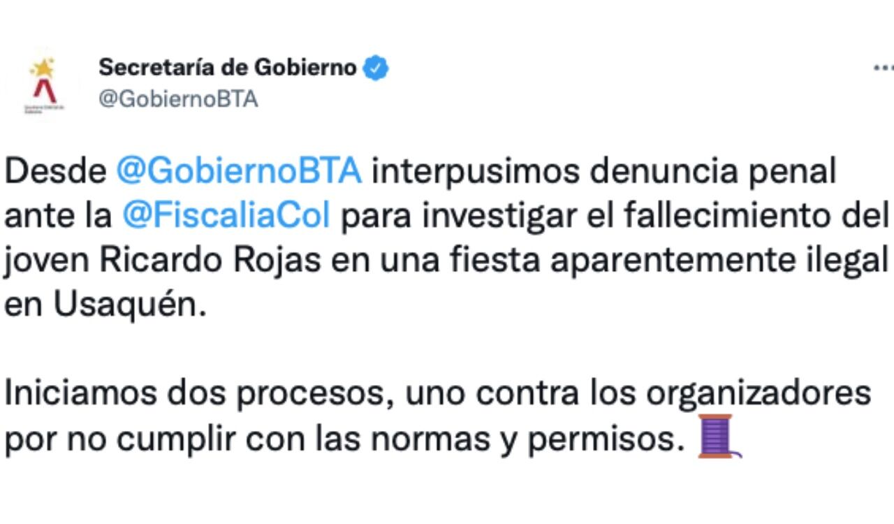 Así se pronunció la secretaría de gobierno sobre el caso del joven fallecido en la fiesta electrónica en Bogotá
