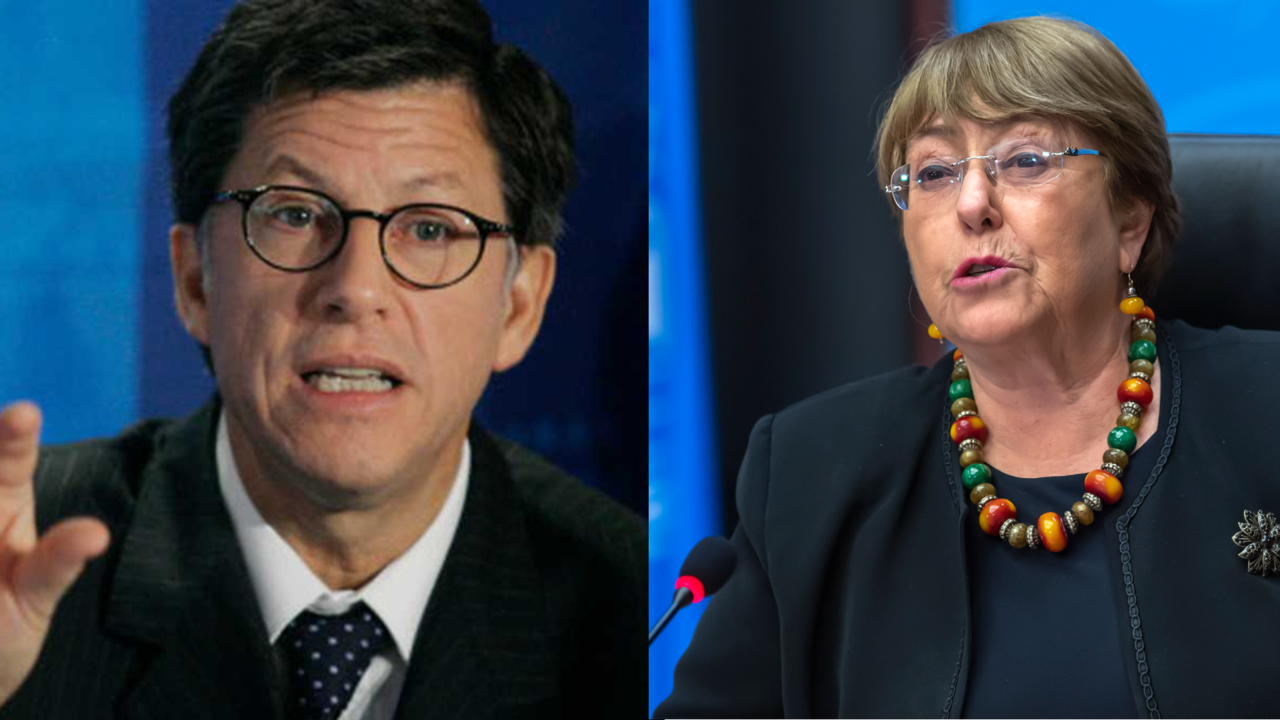 José Miguel Vivanco y Michelle Bachelet