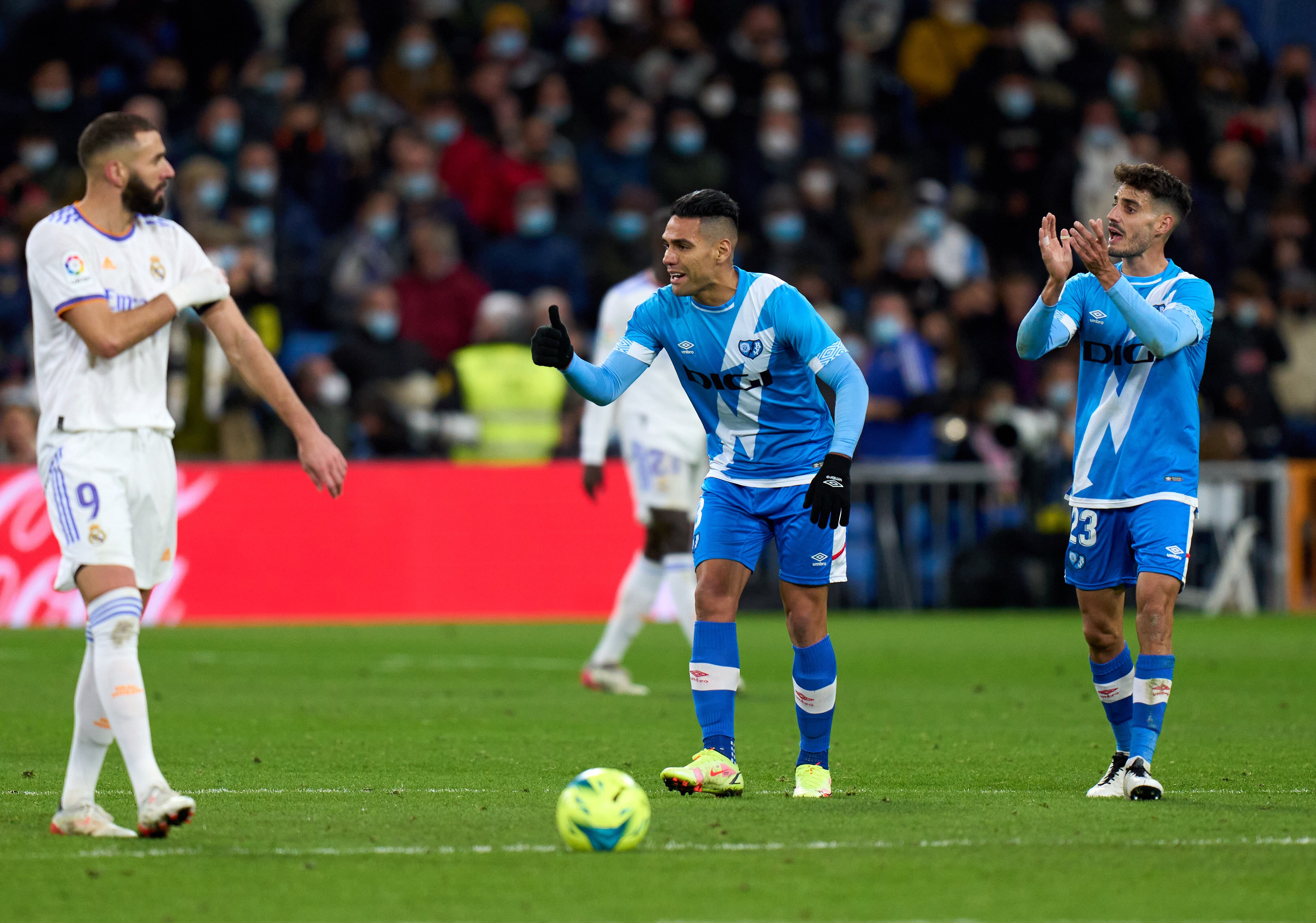 El colombiano Falcao García marcó el gol del descuento para el Rayo Vallecano
