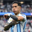 Enzo Fernández, volante de la selección de Argentina