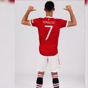 Cristiano Ronaldo con el 7 en Manchester United