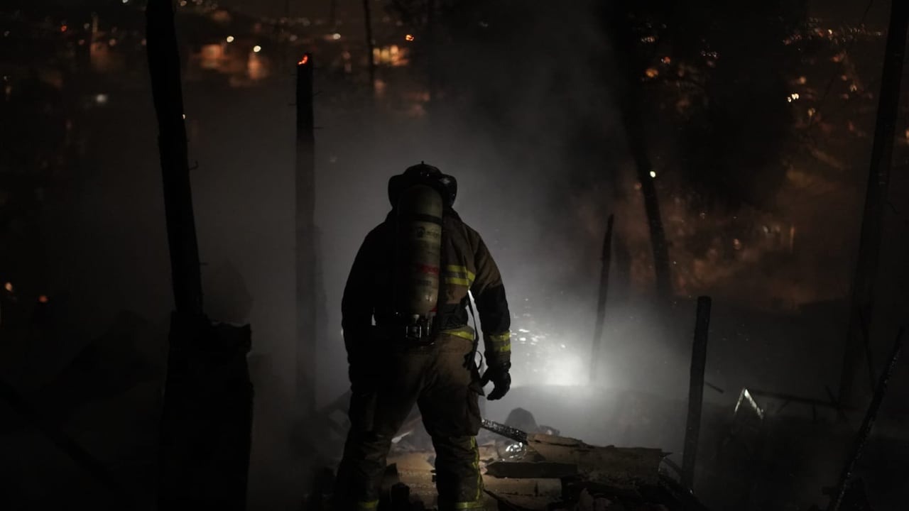 Incendio en el sur de Bogotá