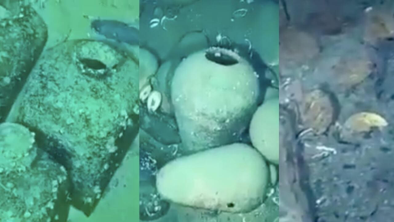 Tesoros hallados en el fondo del mar