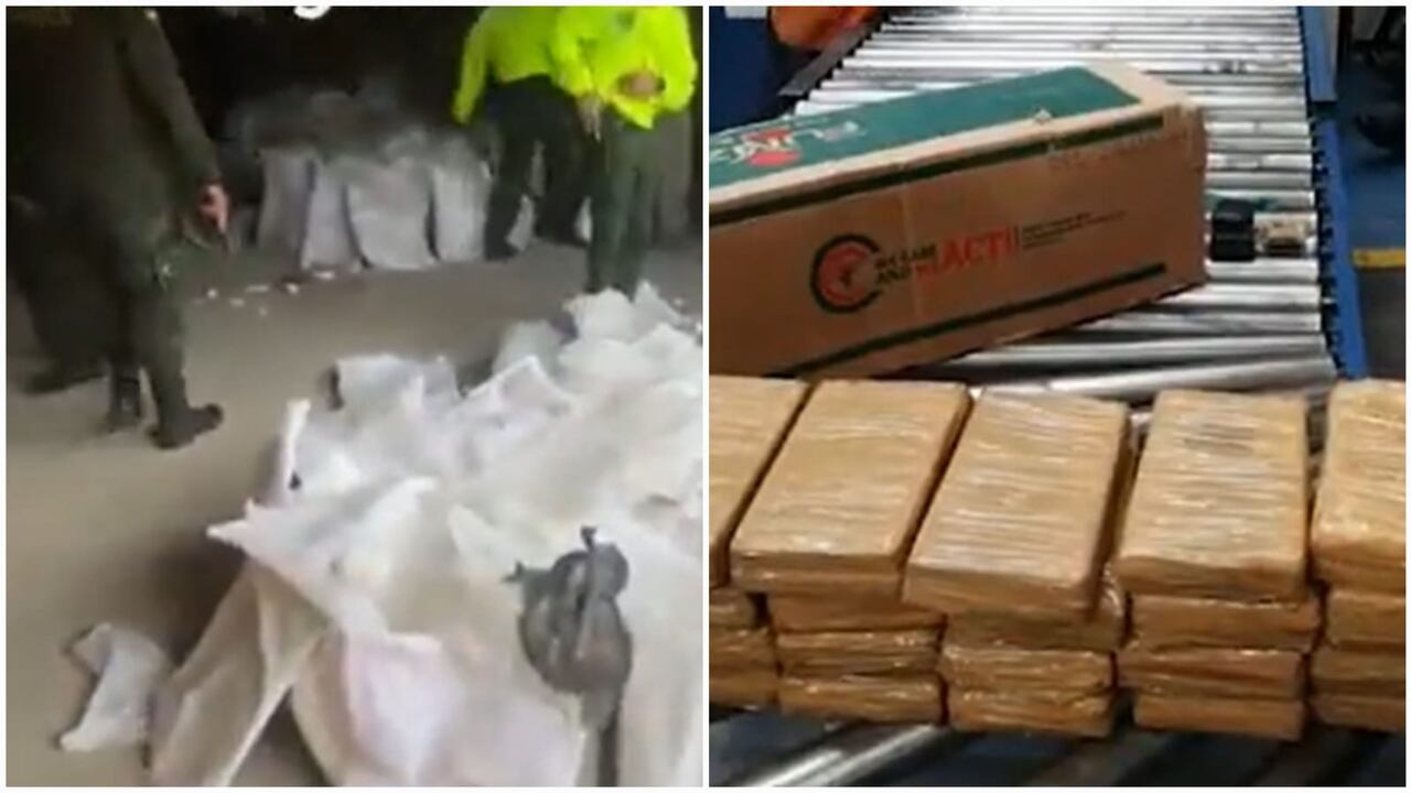 También en el Aeropuerto El Dorado se incautaron unos 12.000 gramos de estupefacientes.