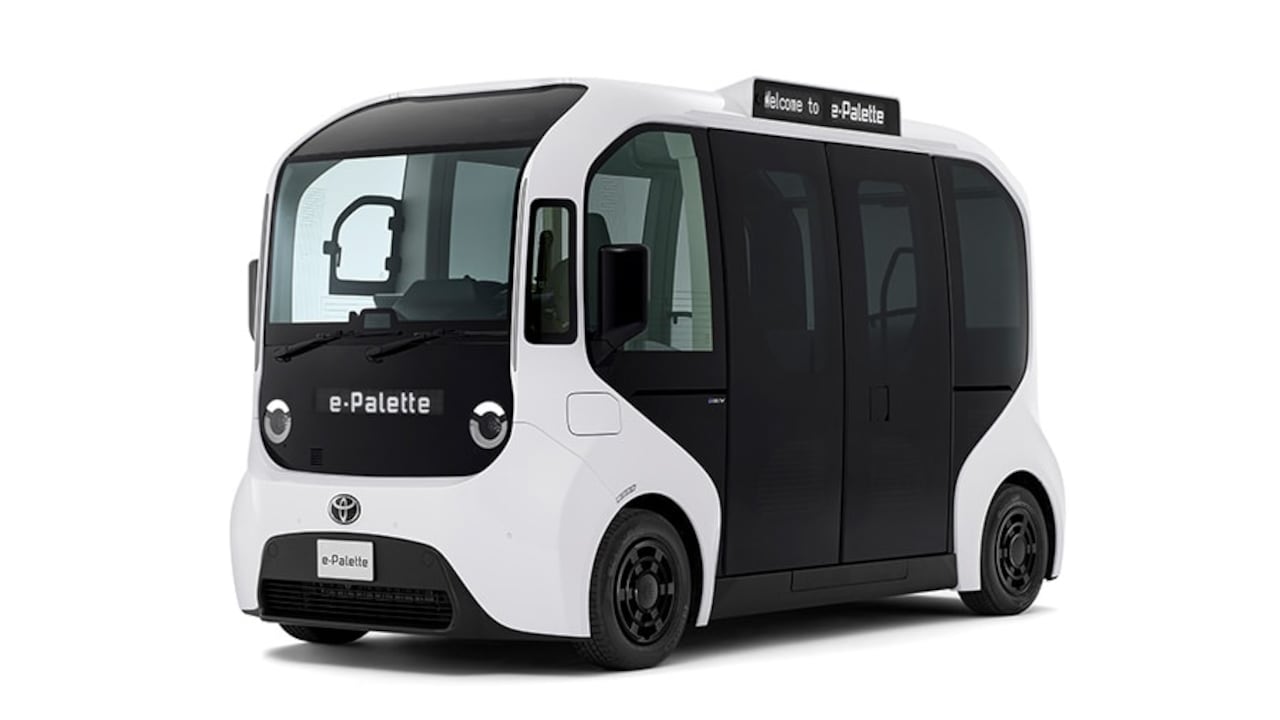 Toyota e-Palette es el nuevo vehículo de la firma japonesa con el que avanza en ofrecer conducción autónoma.
