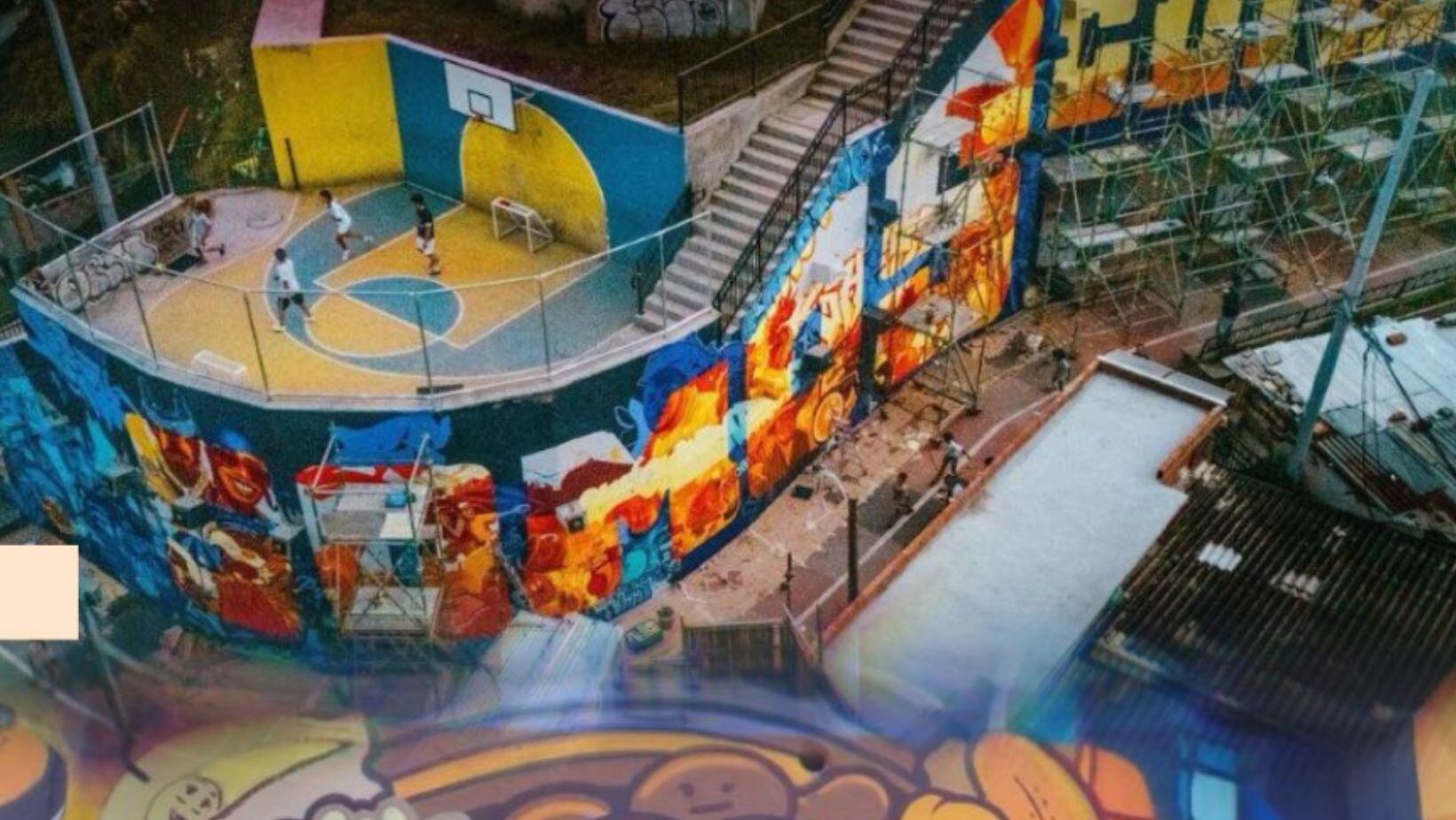 "Somos comuna", el nuevo mega mural de la comuna 13 de Medellín