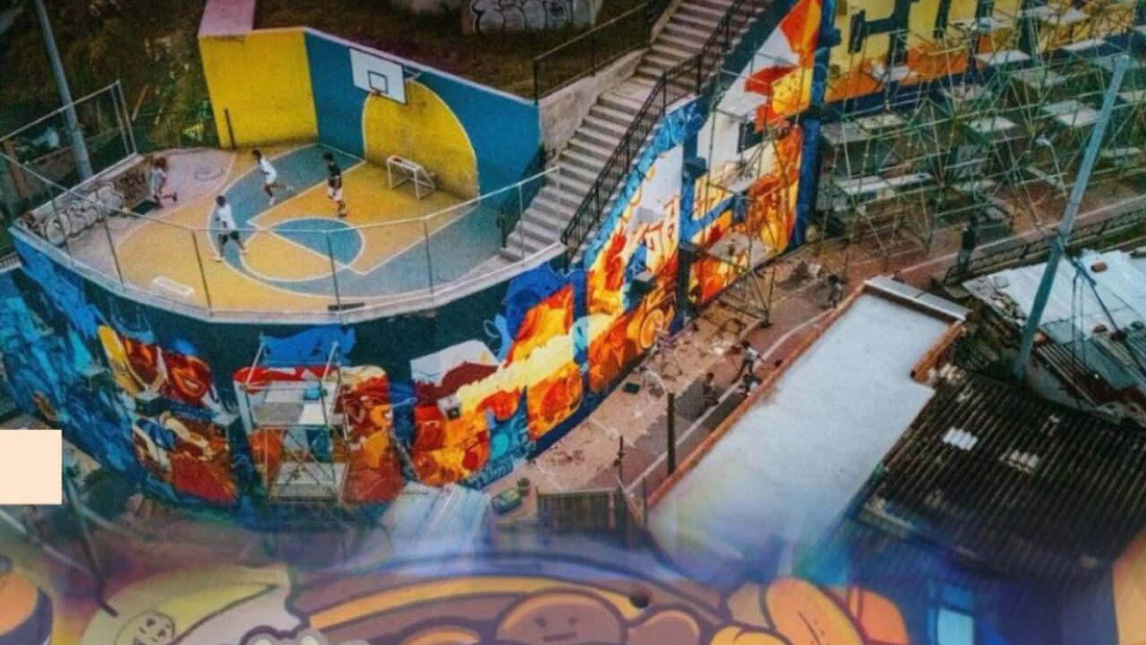 "Somos comuna", el nuevo mega mural de la comuna 13 de Medellín