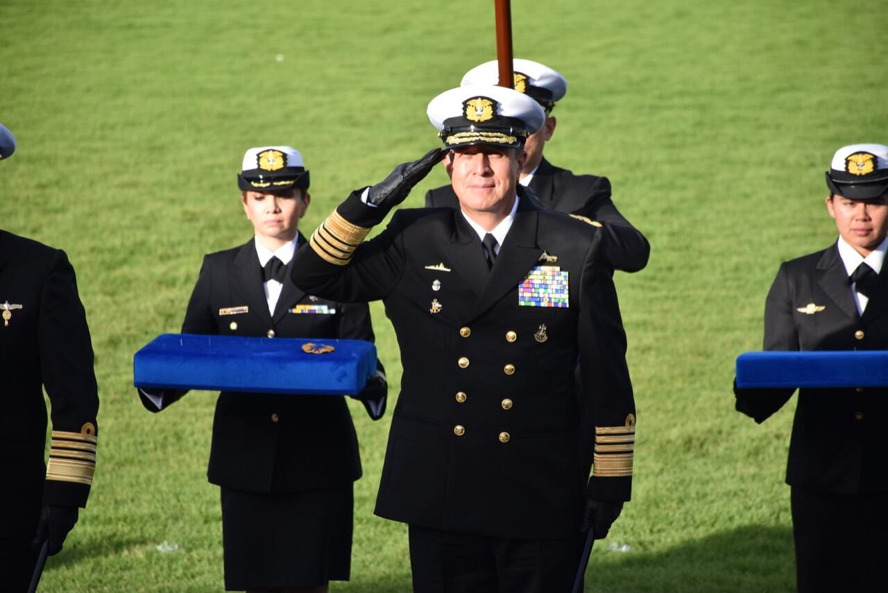 Vicealmirante Hernando Cubides, comandante de la Armada Nacional