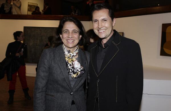 Ana Milena de Gaviria y Nadín Ospina.