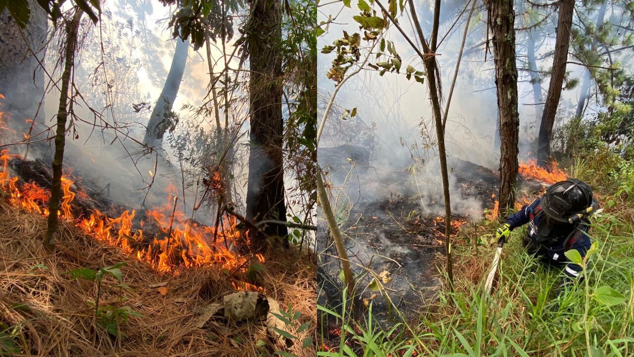 Incendios en Medellín este 7 de septiembre.