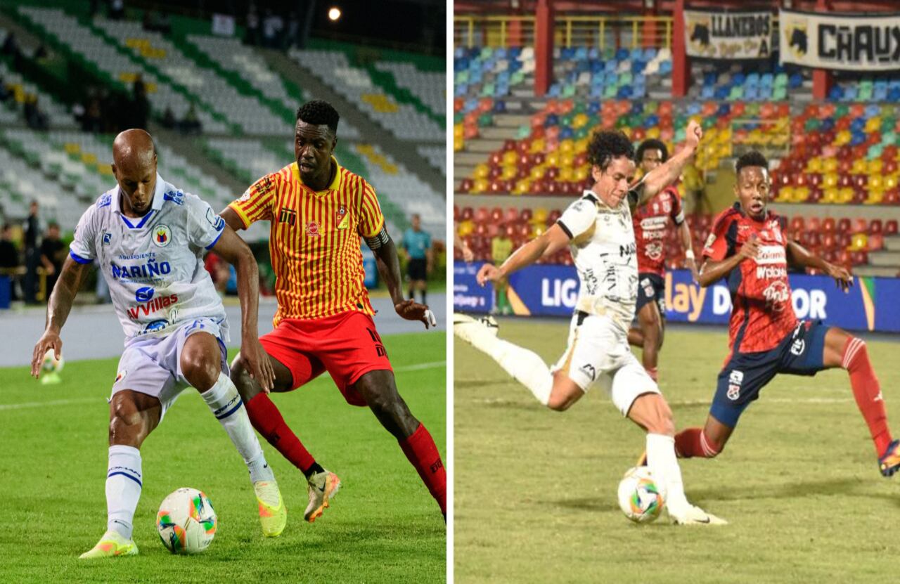 Pereira vs. Pasto y Llaneros contra Medellín por Liga BetPlay.