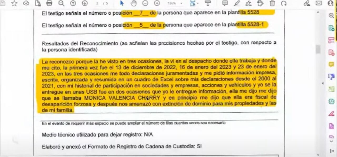La fiscal Mónica Valencia Charry fue enviada a la cárcel.