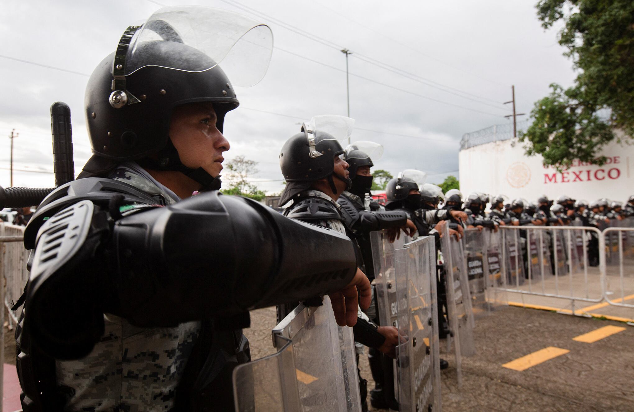 En imágenes : Caravana de migrantes se dirige a la frontera de EE.UU.