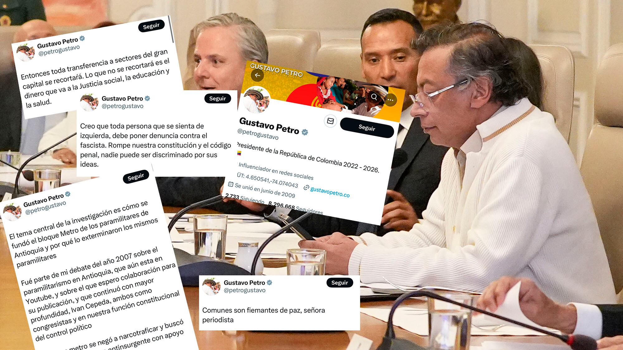 Gustavo Petro trinos X
