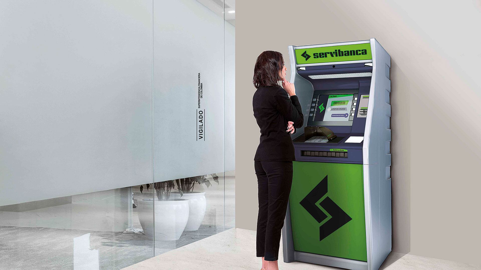 Transacciones: un cajero en su negocio