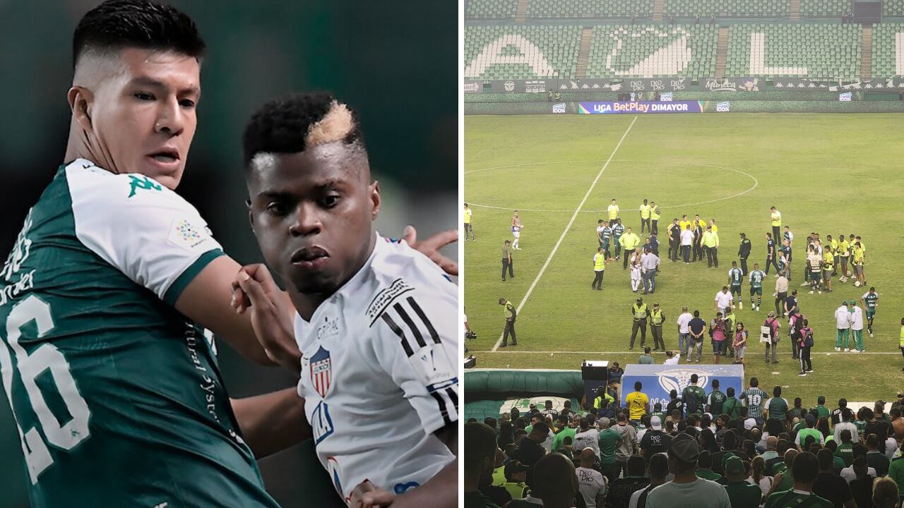 Junior iba ganando 2-0 al momento de la suspensión.