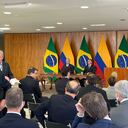 Jair Bolsonaro e Iván Duque.