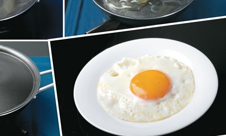 La clara es la parte que más nutrientes tiene del huevo.