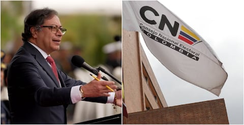 Presidente Gustavo Petro y CNE