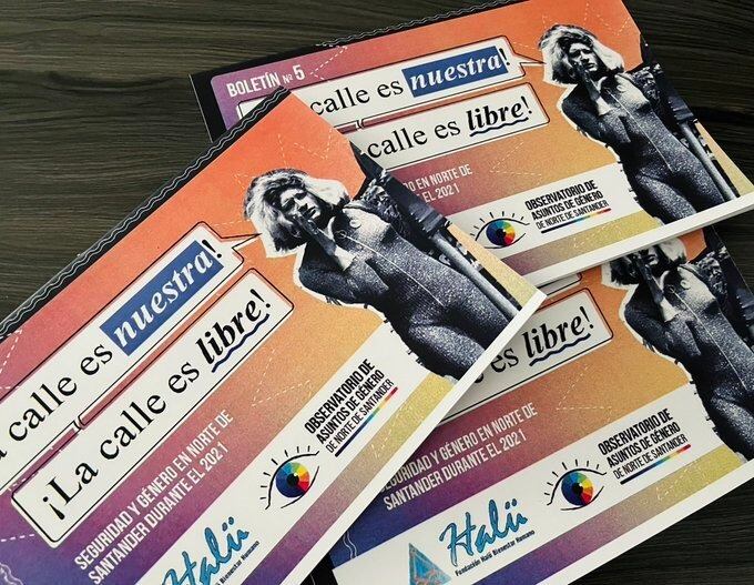 Fotografía de la portada del informe para el 2021 del Observatorio de Género de Norte de Santander.